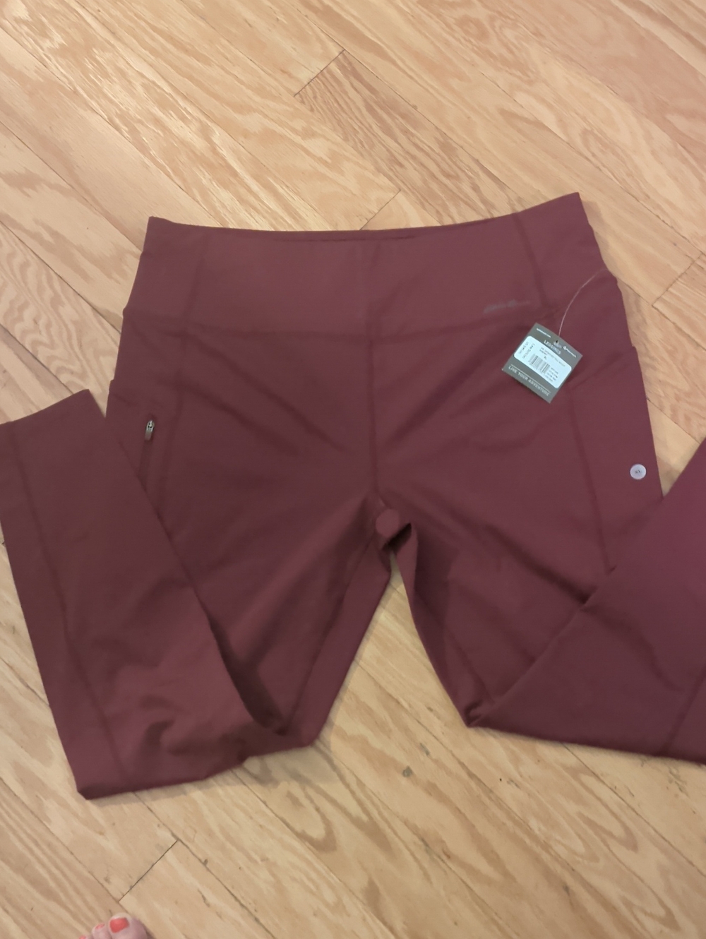 Eddie Bauer WR Crossover Trail Advent Leggings Burgundy XL